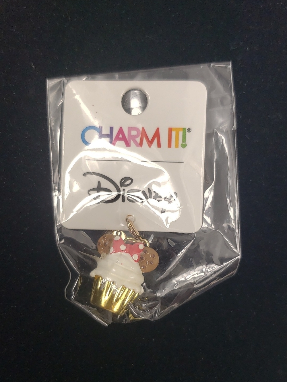 NEW Charm it Disney Minnie Cupcake Charm